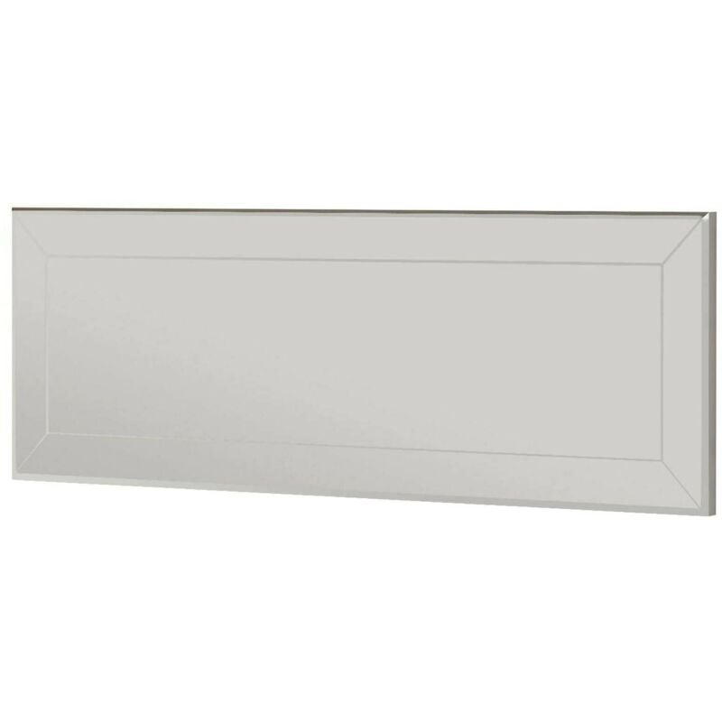 Dmora - Miroir Dpesol, Verre miroité, Objet d'ameublement mural, Décoration avec miroir, 40x2h120 cm, Blanc