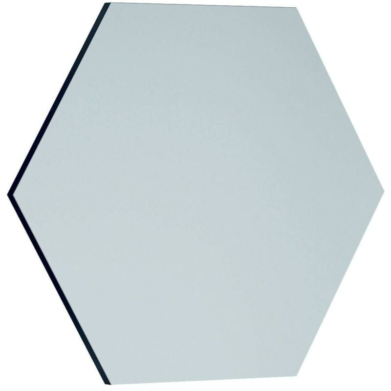 Dmora - Miroir Parvati, Verre miroité, Objet d'ameublement mural, Décoration avec miroir, 70x2h60 cm, Noir, avec emballage renforcé