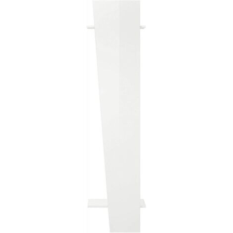 Mobile Ingresso Dmora - Appendiabiti E Consolle, 187x38x180 Cm, Quercia E Bianco - Foto 10