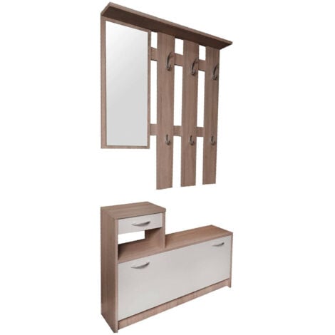 MOBILE INGRESSO ENTRATA MODERNA APPENDIABITI SCARPIERA PORTAOGGETTI Vanity  EUR 214,90 - PicClick IT