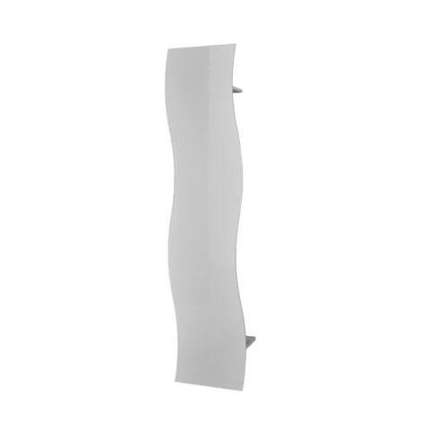 Mobile da ingresso Yuri, Entratina moderna multifunzione, Armadietto  multiuso per atrio, 100% Made in Italy, cm 120x40h54, Bianco lucido e  Acero, con imballo rinforzato