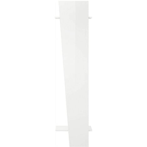 EASYCOMFORT Appendiabiti da Terra Verticale Moderno per Ingresso,  45x45x180cm, Bianco