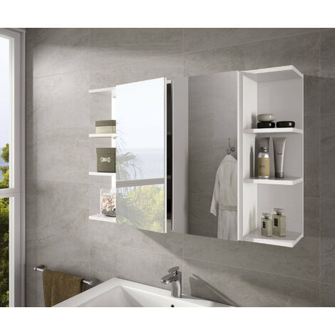 soggiorno bianco Armadietto pensile corridoio Platan Room pensile da cucina 100 x 35 x 35 cm per bagno 