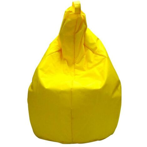 Pouf per Bambini in Similpelle Giallo Unica