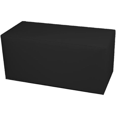 Dmora - Pouf Aceto, Mehrzwecksessel, Sitzsack, Hockerhocker, Made in Italy, 90x40 h42 cm, Schwarz