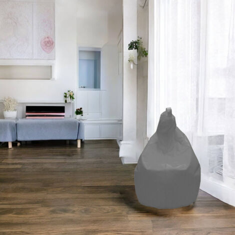 Dmora Pouf élégant, couleur grise, Dimensions 80 x 120 x 80 cm
