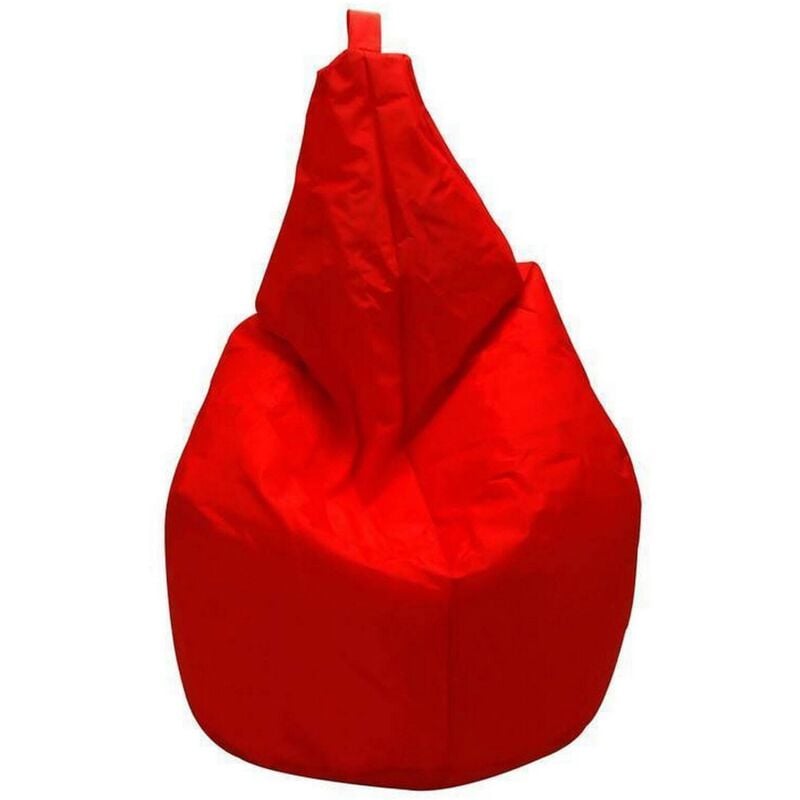

Puf Solid color, color rojo, Medidas 80 x 120 x 80 cm - Dmora