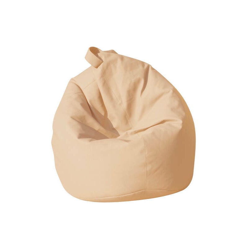 

Puf Dmora Elegant, color beige, Medidas 80 x 120 x 80 cm