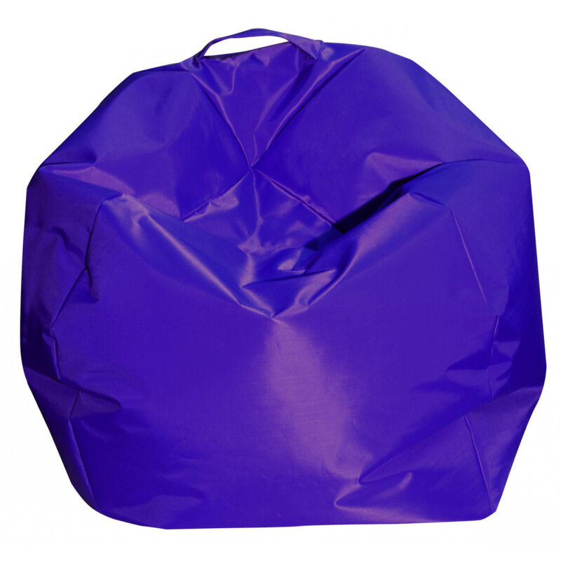 

Puf saco Dmora Elegant, color morado, Medidas 65 x 50 x 65 cm