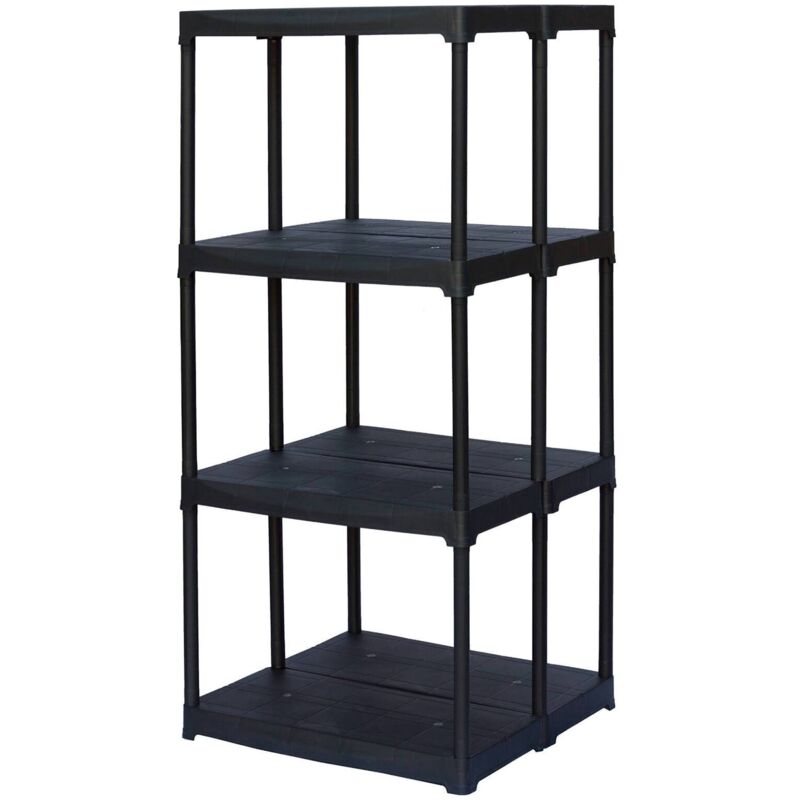 Dmora - Scaffale a 2 ripiani con doppia capienza