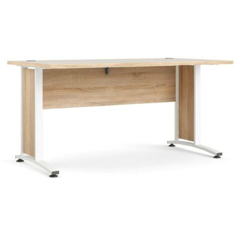 Dmora Schreibtisch, Eichenfarbe, 150 x 74,5 x 80 cm