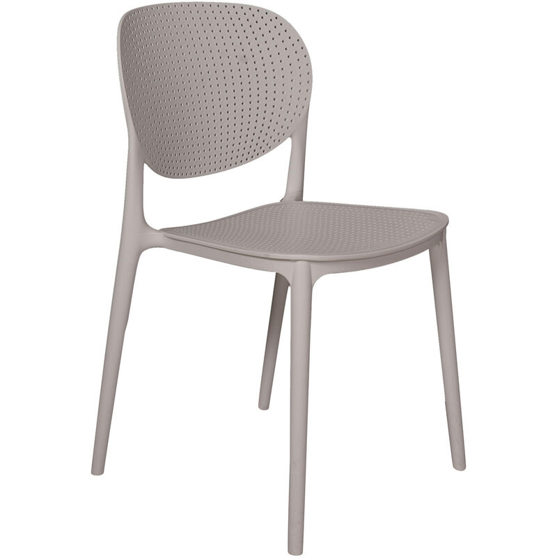 

Silla, en polipropileno blanco, cm 46x51x81.51