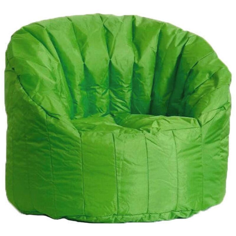 

Sillón tapizado redondo color verde, Medidas 80 x 80 x 80 cm - Dmora