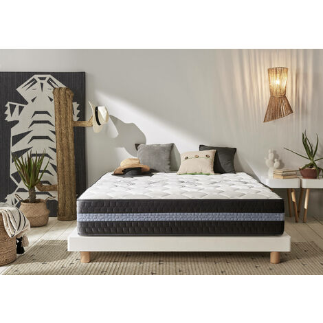 Kaufen Sie Dmora Ines quadratische und halbe Matratze, Memory Foam und  Gel-Matratze mit 9 verschiedenen Zonen, 100% Made in Italy, Anti-Milben und  hypoallergen, cm 120x190 h27 zu Großhandelspreisen