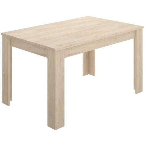 Dmora - Tavolo allungabile Dencio, Consolle estensibile multiposizione, Tavolo da pranzo con allunga, 140/190x90h77 cm, Rovere