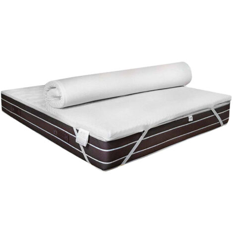 Baldiflex Emporio Topper Memory Foam Materasso Matrimoniale 140x190 cm H 10  cm con Rivestimento Bamboo : : Casa e cucina