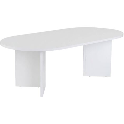 Dmora - Wohnzimmertisch Parrano, Niedriger Wohnzimmertisch, Kaffeeregal, Couchtisch für Sofa, 119x60 h40 cm, Weiß