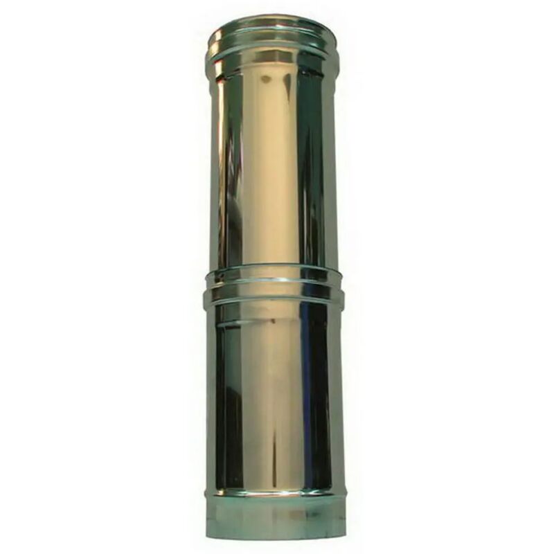 Elemento Telescopico Canna Fumaria Dn 80 Tubo Acciaio Inox 316