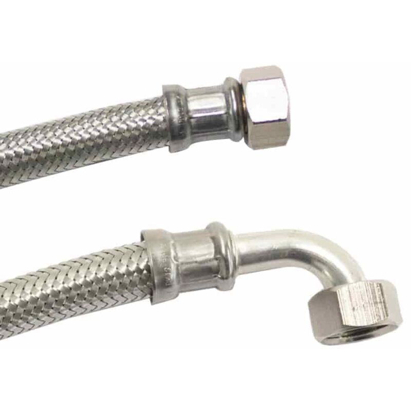 Klasebo® Panzerschlauch 3 4 Zoll, Dvgw, Edelstahl, Flexschlauch