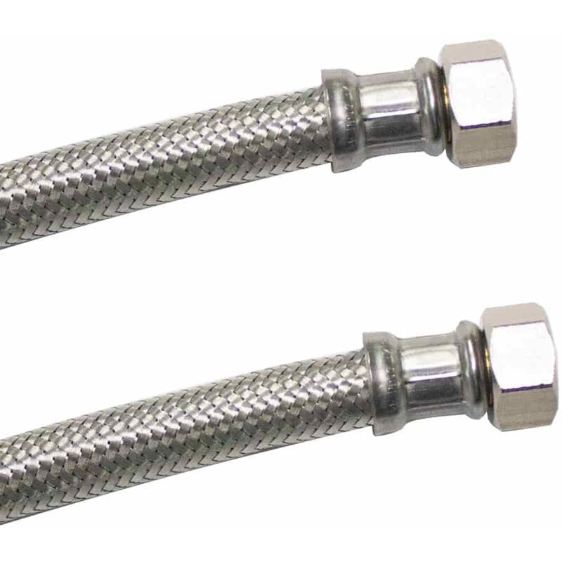 Klasebo® Panzerschlauch Dn13, Edelstahl 1/2 Zoll, Flexibel, Trinkwassergeeignet