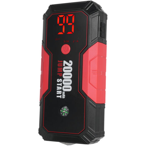 DN13 Kfz-Notstarter, 600 A (Spitzenleistung) Notstromversorgung, 20.000 mAh Batterie, 12 V Multifunktions-Außenbatterie.