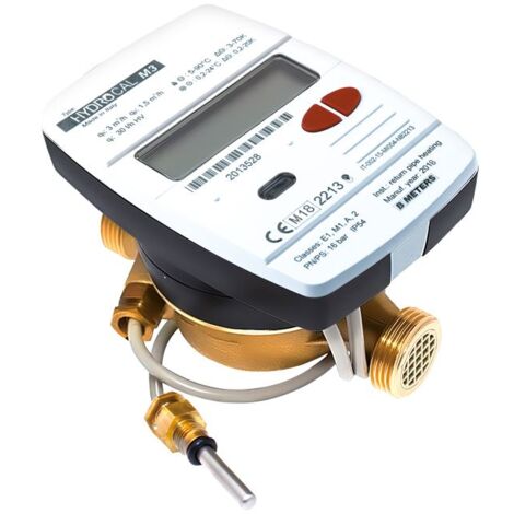 DN15 (G 3/4") Compact Thermal Energy Meter Heating Measurement 0,6m3/h