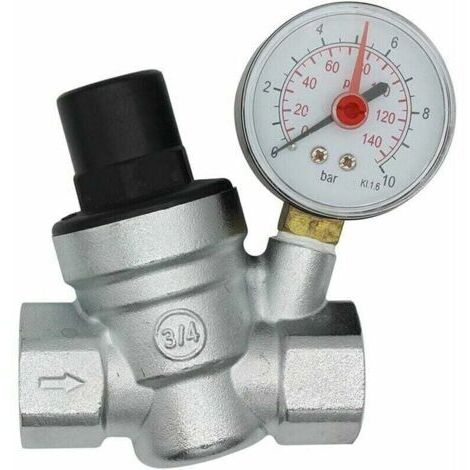 DN20-Gewindebohrer, 3/4-Zoll-Gewindebohrer mit Manometer, Zustand GU.B/Gut