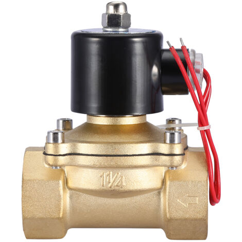 DN32 2/2 Magnetventil, normalerweise geschlossen, 220 V AC, 1-1/4" für Wasser