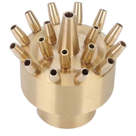 DN40 Female Thread Fountain Nozzle 3 Layer Scattering Landscape Spray Head for SPA Pool