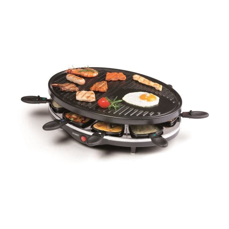 Domo - DO9038G Appareil a raclette 8 personnes - Noir