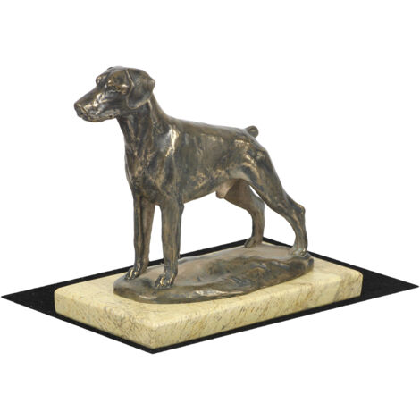 Doberman, Dobermann II - estatuilla de perro, figura de silueta de perro, trofeo para una exposición canina de la marca Art-Dog