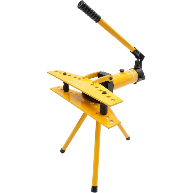 Dobladora de tubos, dobladora hidráulica manual, juego de dobladora de tubos manual, ángulo de doblado de hasta 90°