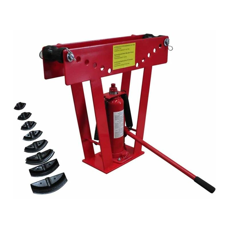 

Bh Design - Dobladora de tubos tubo barra hidráulica 16 ton 8 troqueles