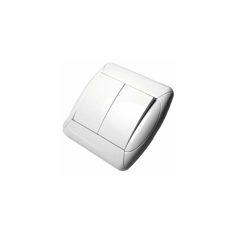 

Doble Conmutador Empotrar Blanco