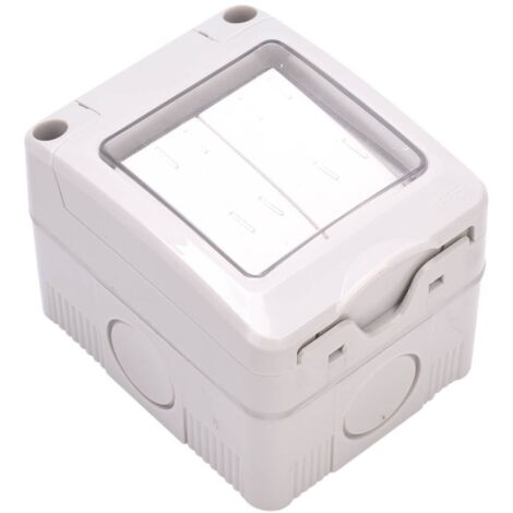 Doble conmutador estanco 10A IP55