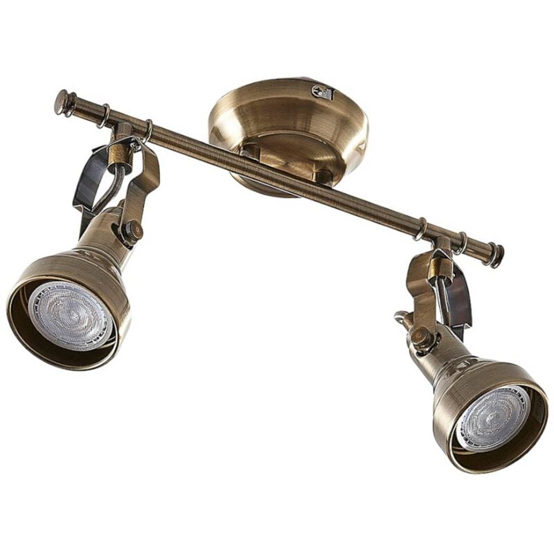 

Lindby - Doble foco LED de techo Perseas, GU10