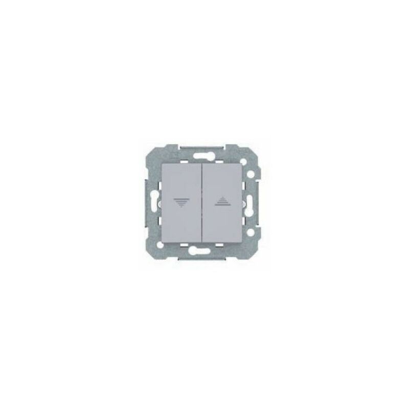 

Doble interruptor de persiana plata Viva 23569-PL - BJC