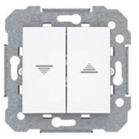 Doble interruptor de persianas blanco BJC Viva 23569