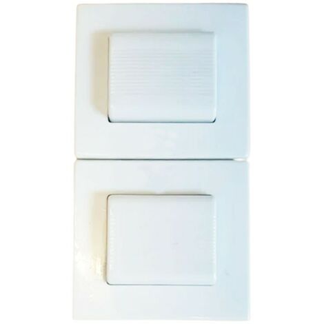 Doble Pulsador con flechas Ave Banquise Sistema 45 45B56