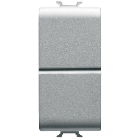 Doble pulsador Gewiss Chorus para persianas titanio GW14141