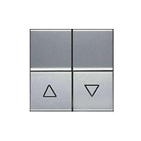 Doble pulsador para persianas PLATA Niessen Zenit N2244 PL