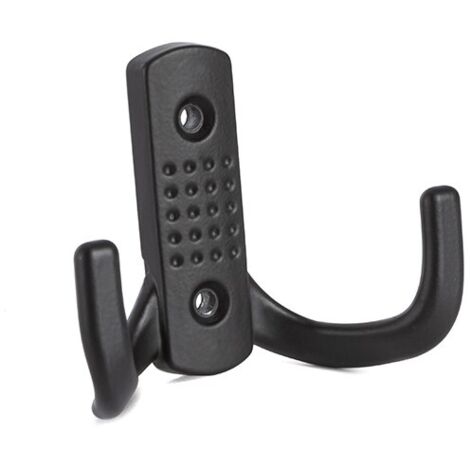 dobra percha colgador doble brazo. elegir acabado. acabado negro mate