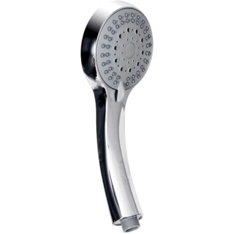 Doccetta a 5 getti Mod. Sassari in ABS finitura cromo per doccia vasca da bagno   99,5 mm anticalcare