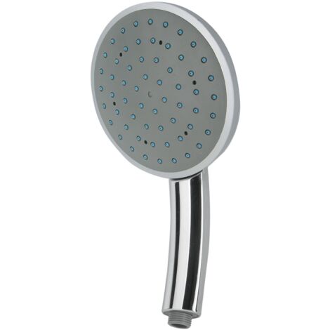 Doccetta cromata monogetto anticalcare mod. a101 maxi soffione doccia per bagno