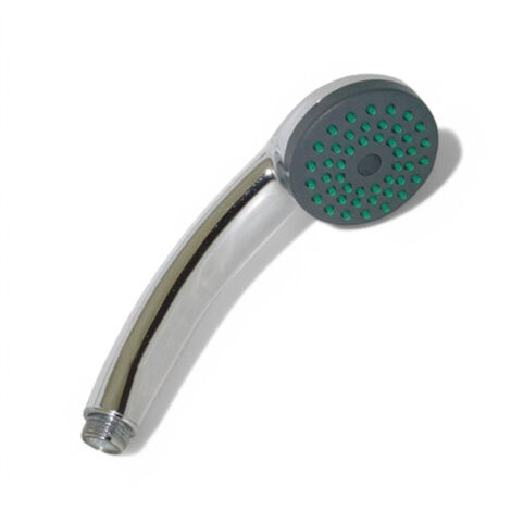 Doccetta getto fisso anticalcare in plastica cromata con attacco M 1/2 ideale per bagno moderna e resistente