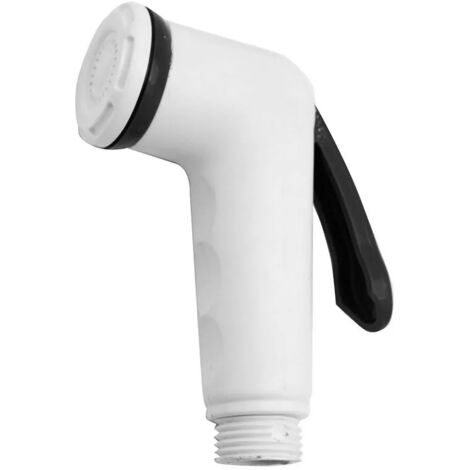 Doccetta igienica bianca con pulsante shut-off