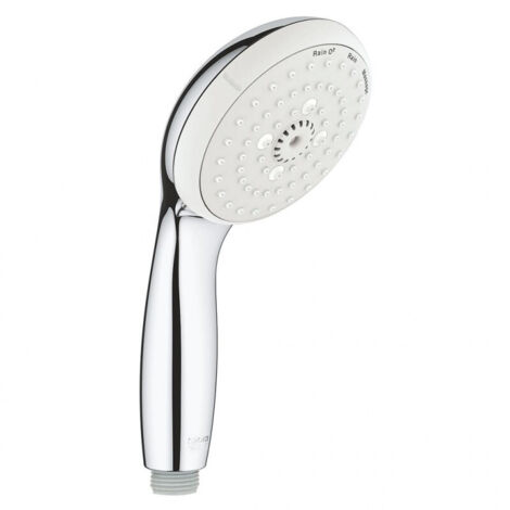 Doccetta in abs cromata modello tempesta 100 1/2" 3 getti GROHE