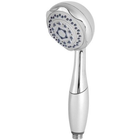Doccetta multigetto 5 funzioni in abs cromato/satinato