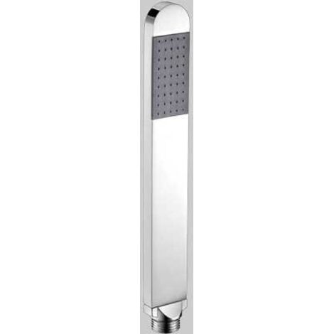 DOCCETTA RETTANGOLARE IN OTTONE "GIADA" 1 GETTO - 30x10 mm - Cromo