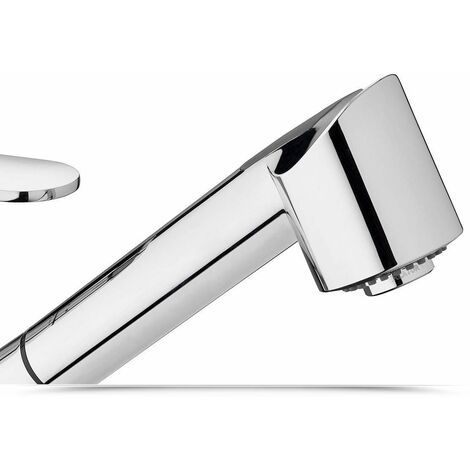 Doccetta ricambio a 2 getti in ABS ZDOC091CR  Cromo